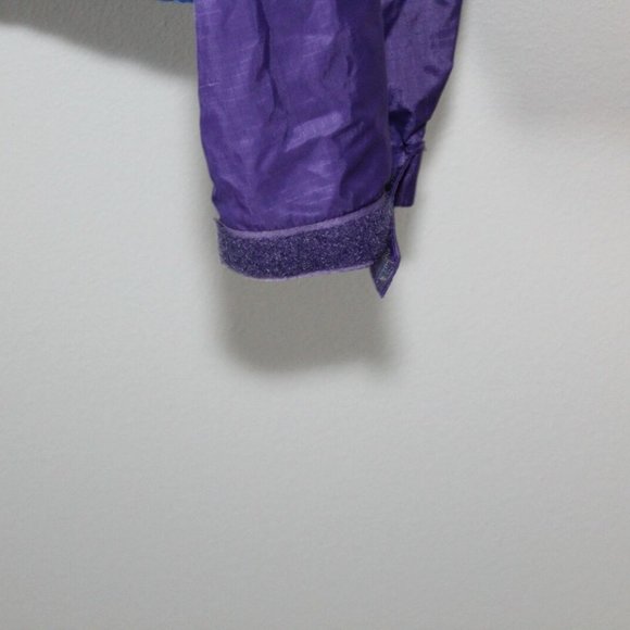 Vintage 90's Patagonia Hooded Pullover Windbreaker Jacket Purple Blue M H12795 - Picture 11 of 13